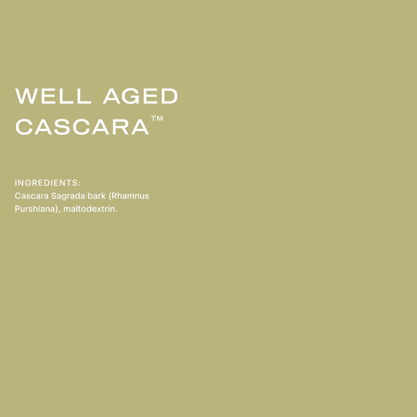 Well Aged Cascara