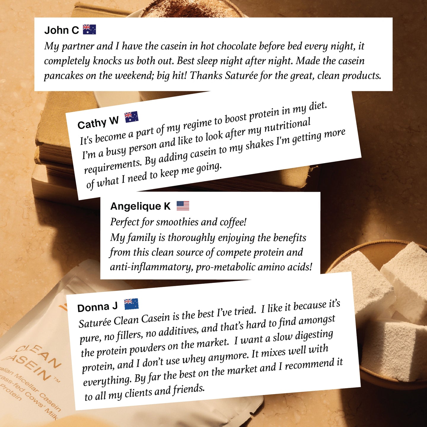 Clean Casein – Unflavoured – Buy Online | Saturée Australia