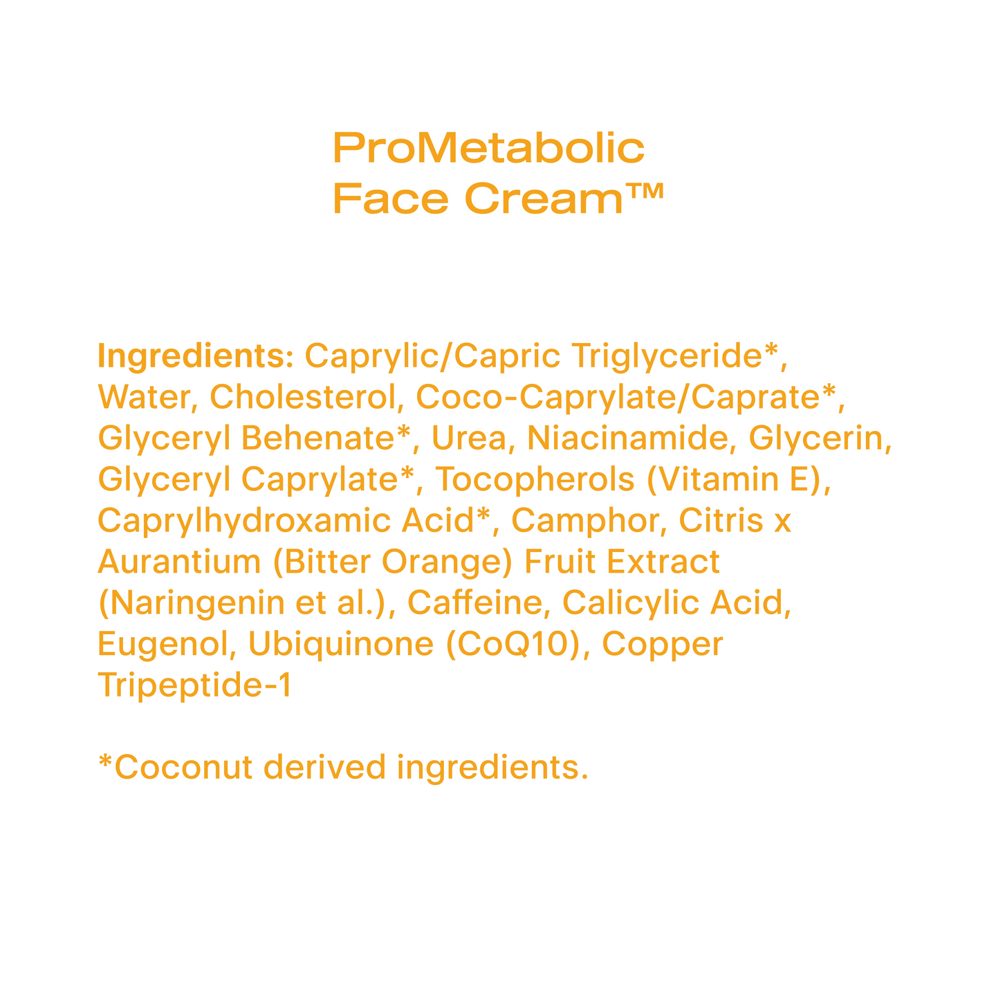 Prometabolic Face Cream – Unscented – Buy Online | Saturée Australia