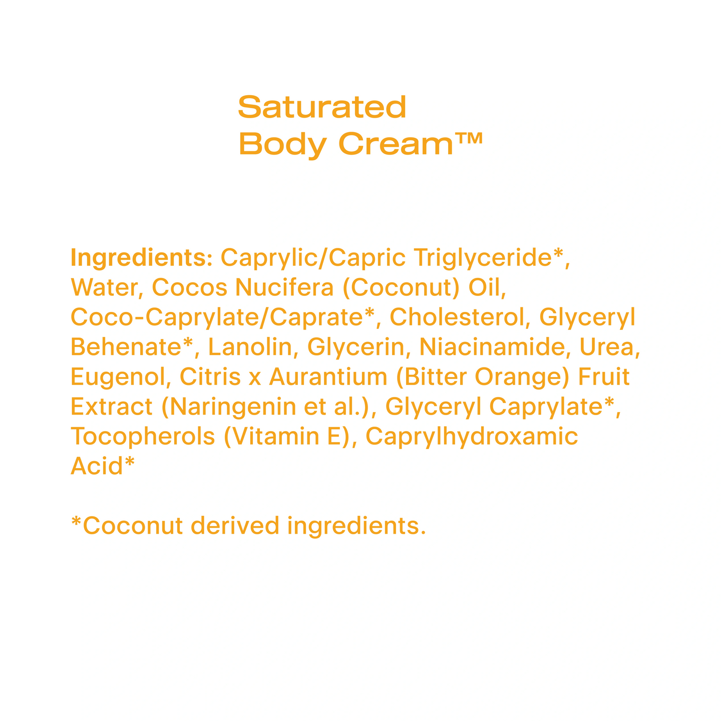 Saturated Body Cream – Unscented – Buy Online | Saturée Australia